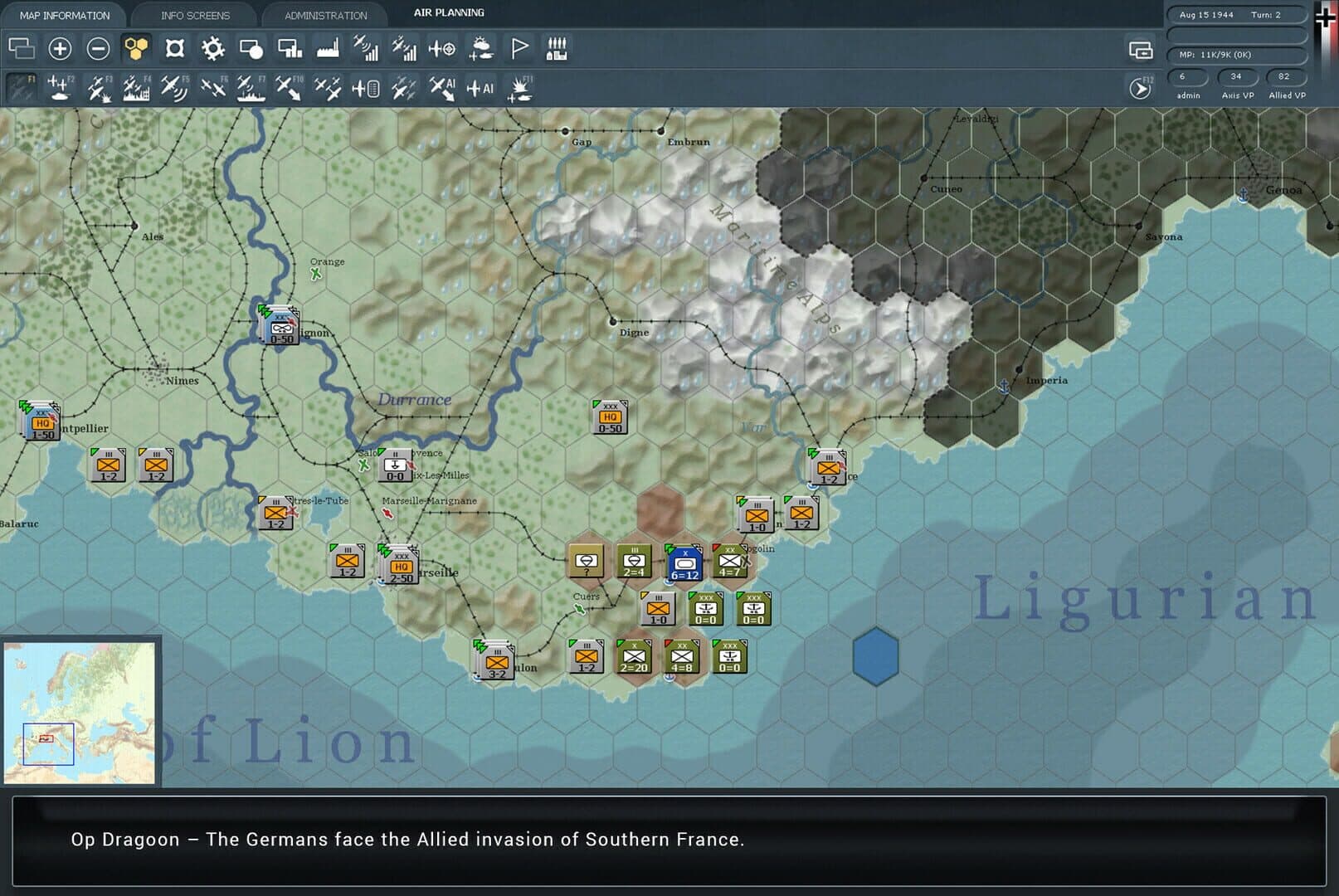 Gary Grigsby's War in the West: Operation Torch screenshot 8