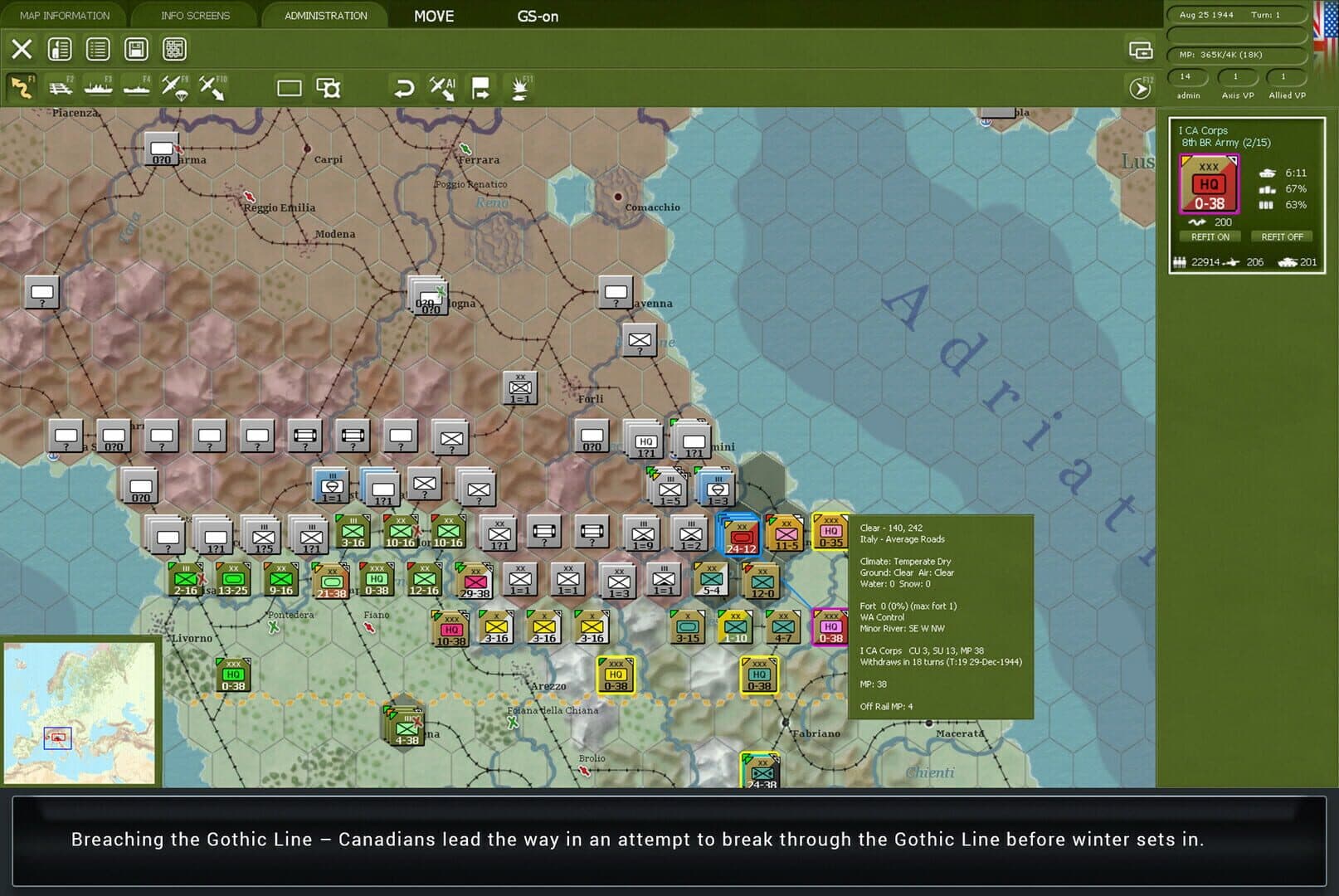 Gary Grigsby's War in the West: Operation Torch screenshot 9