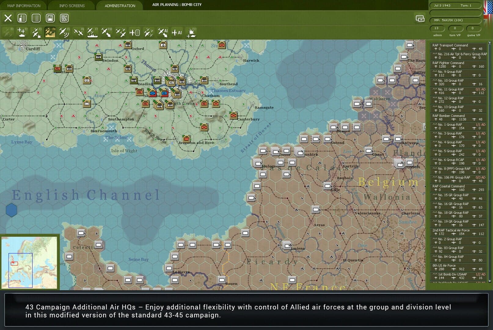 Gary Grigsby's War in the West: Operation Torch screenshot 4