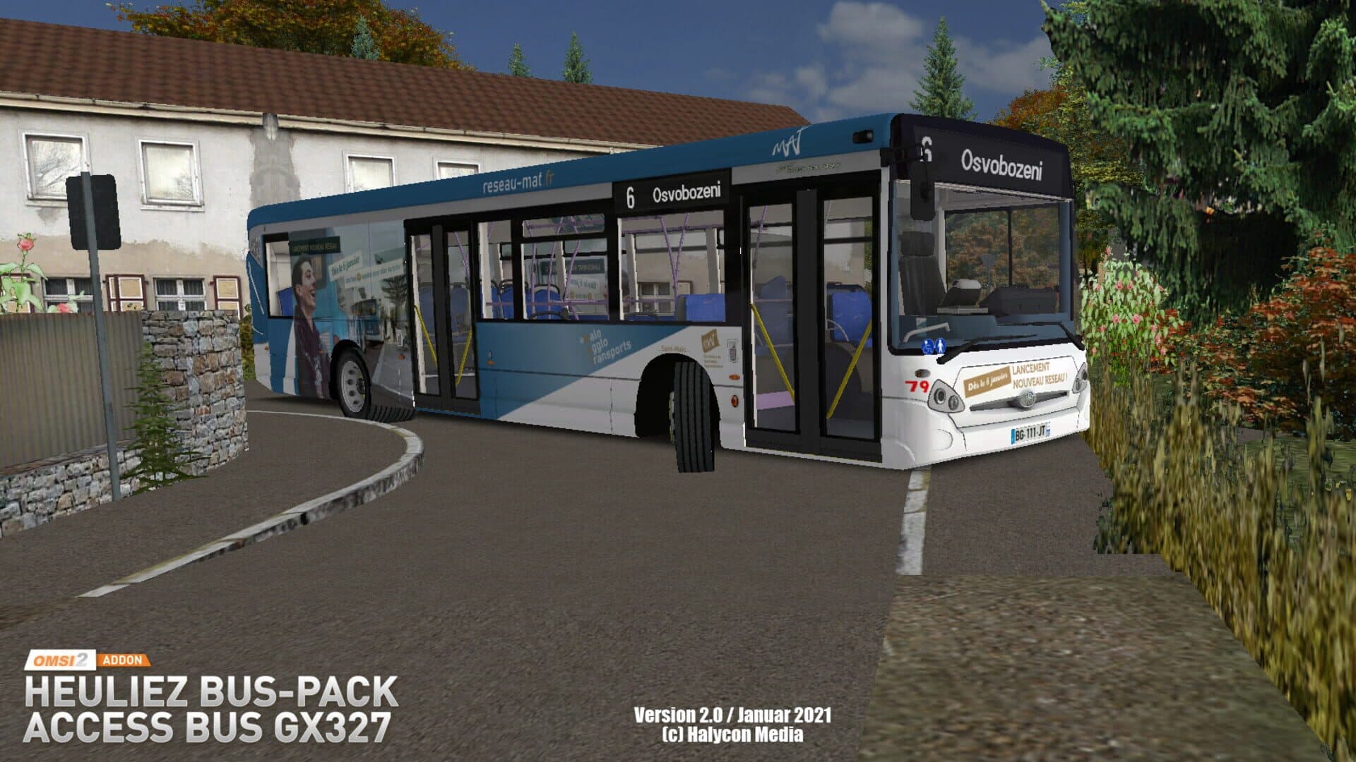 OMSI 2: Heuliez Bus-Pack Access Bus GX327 screenshot 2