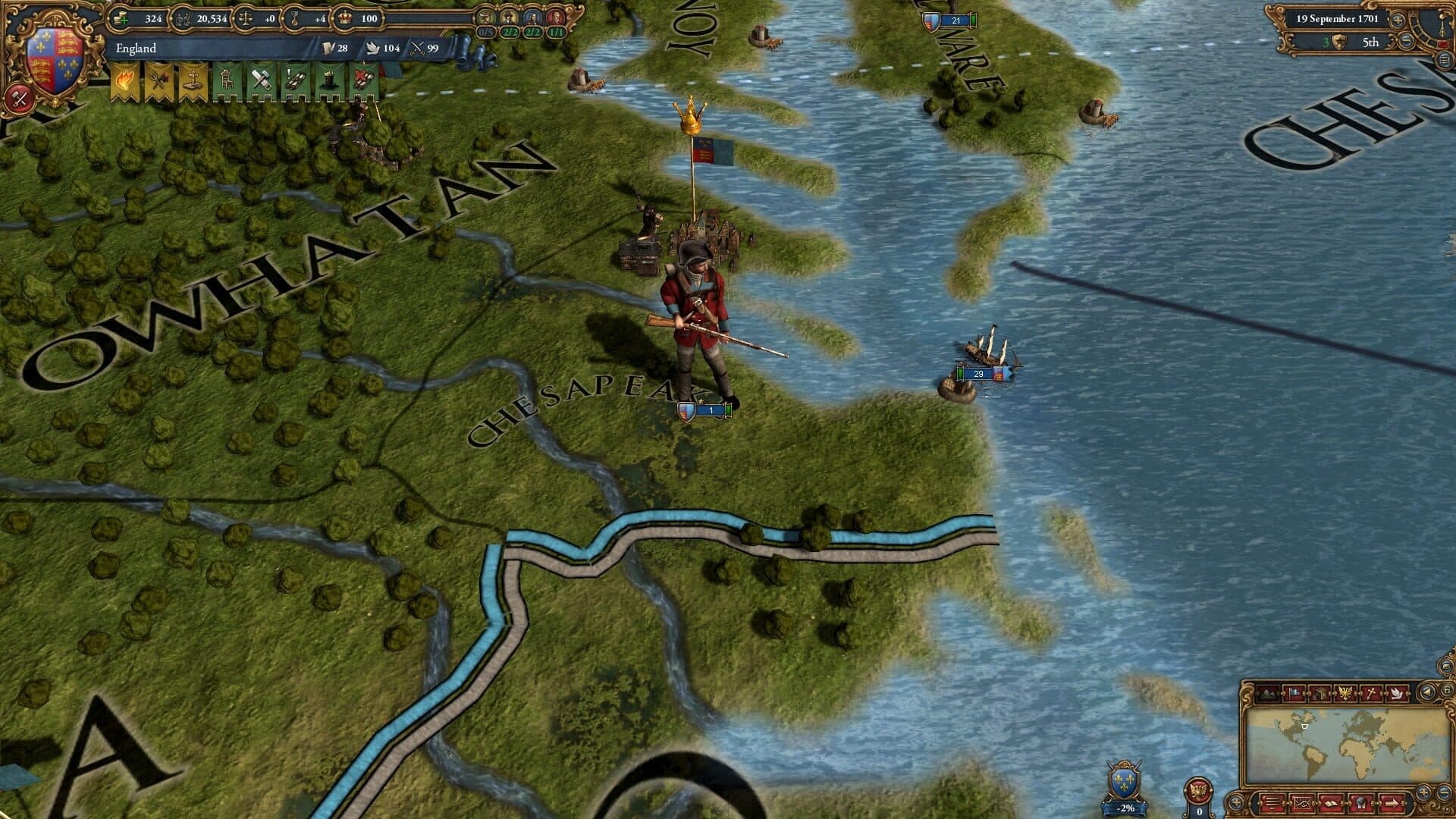 Europa Universalis IV: Colonial British and French Unit Pack screenshot 1