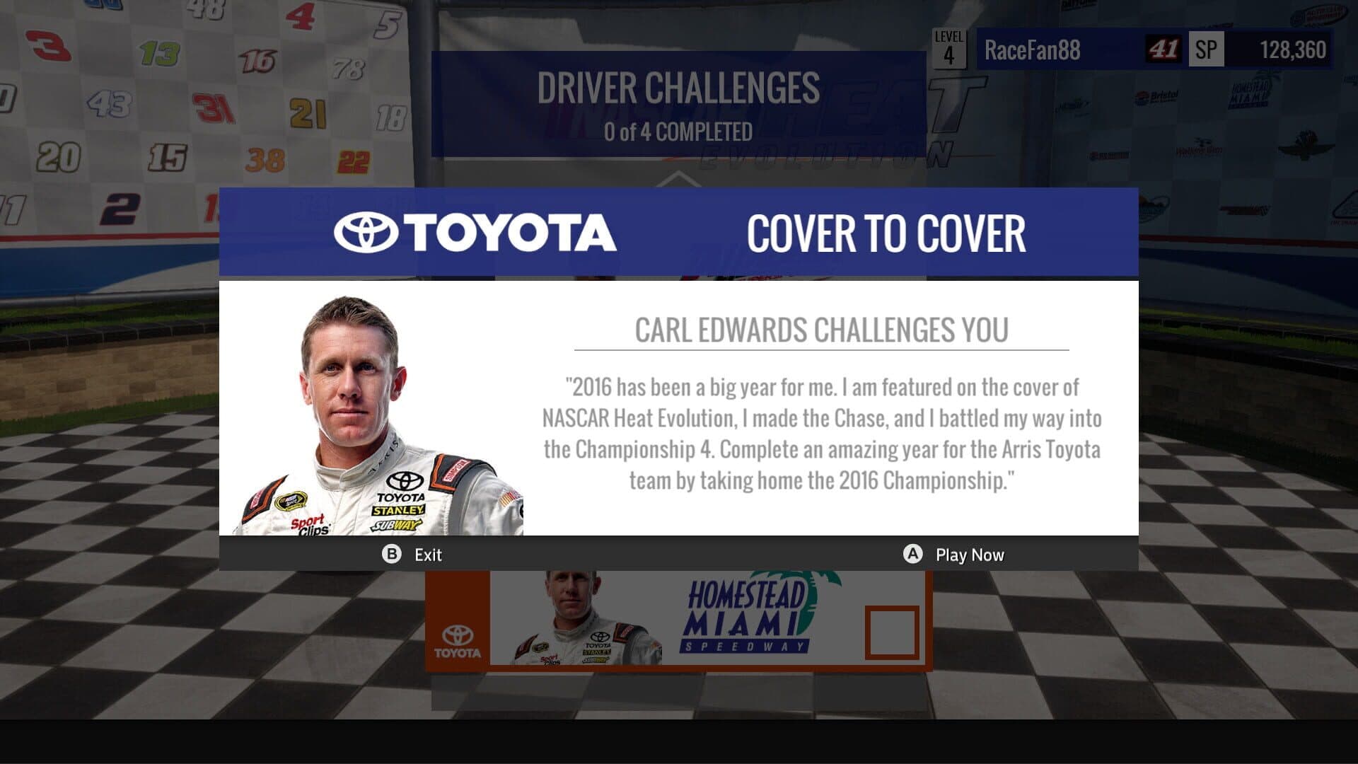 NASCAR Heat Evolution: Toyota Challenge Pack 4 screenshot 1