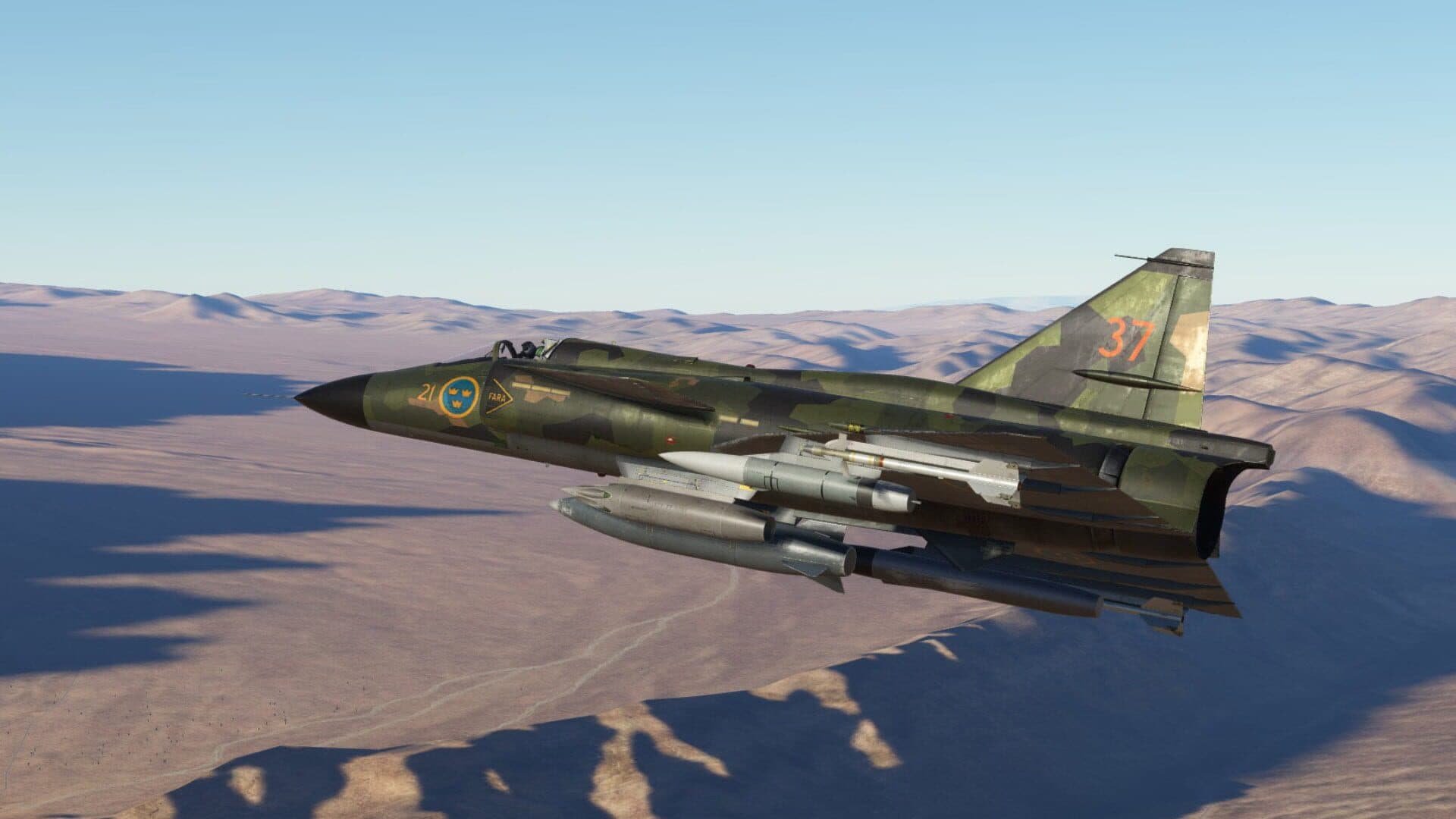 DCS World: AJS-37 Viggen - 16-2 Red Flag Campaign screenshot 6