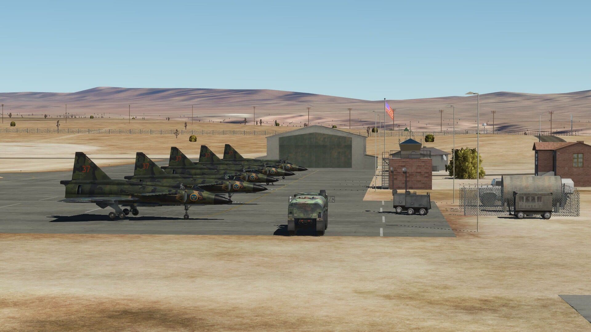 DCS World: AJS-37 Viggen - 16-2 Red Flag Campaign screenshot 7