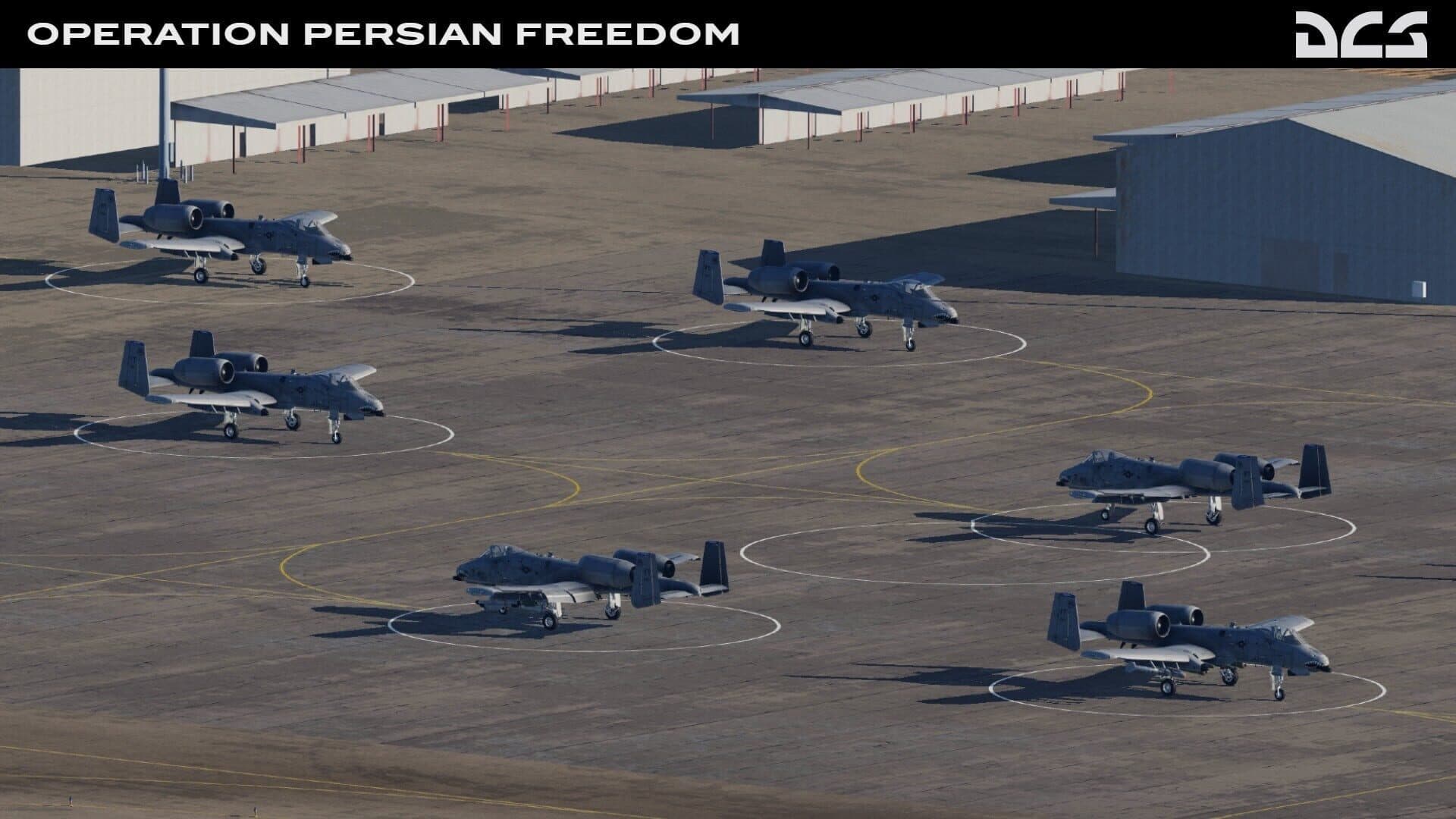 DCS World: A-10C II Tank Killer Operation Persian Freedom Campaign screenshot 4