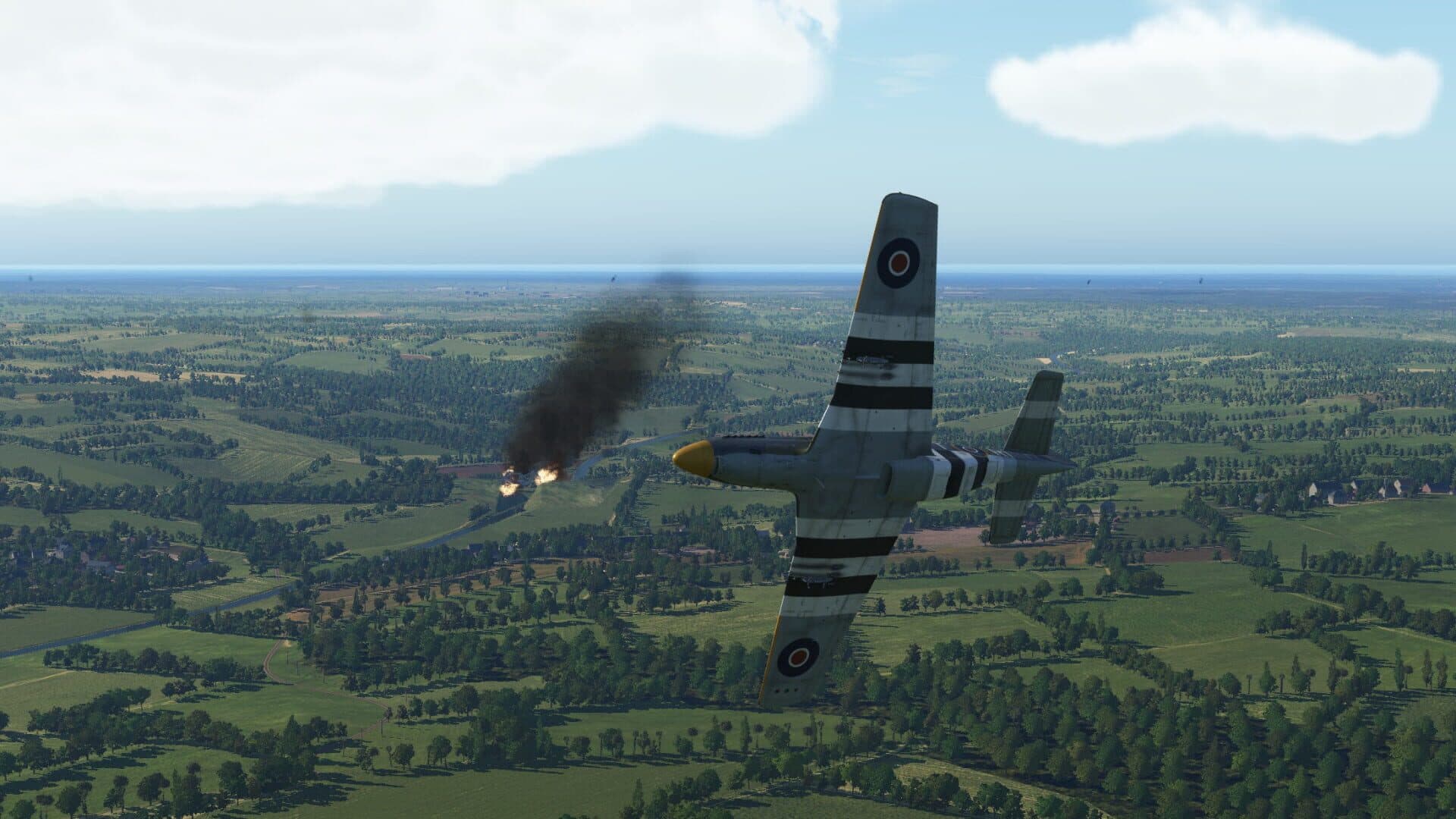 DCS World: P-51D Mustang - Operation Charnwood Campaign screenshot 1