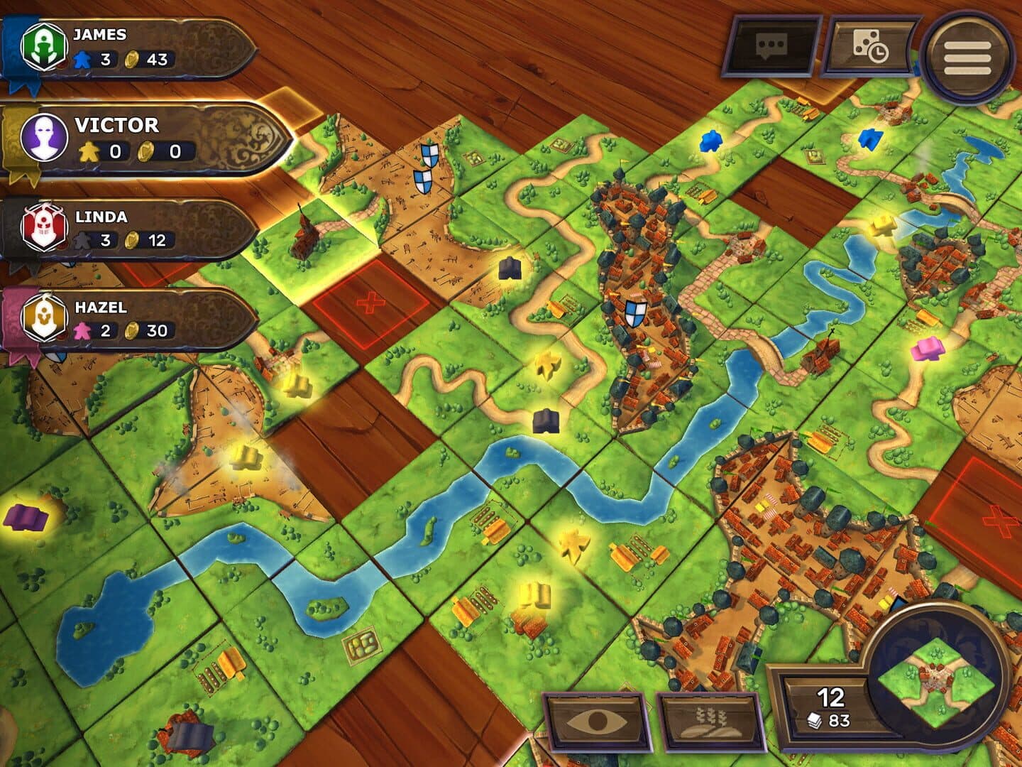 Carcassonne: The Official Board Game - The River screenshot 3