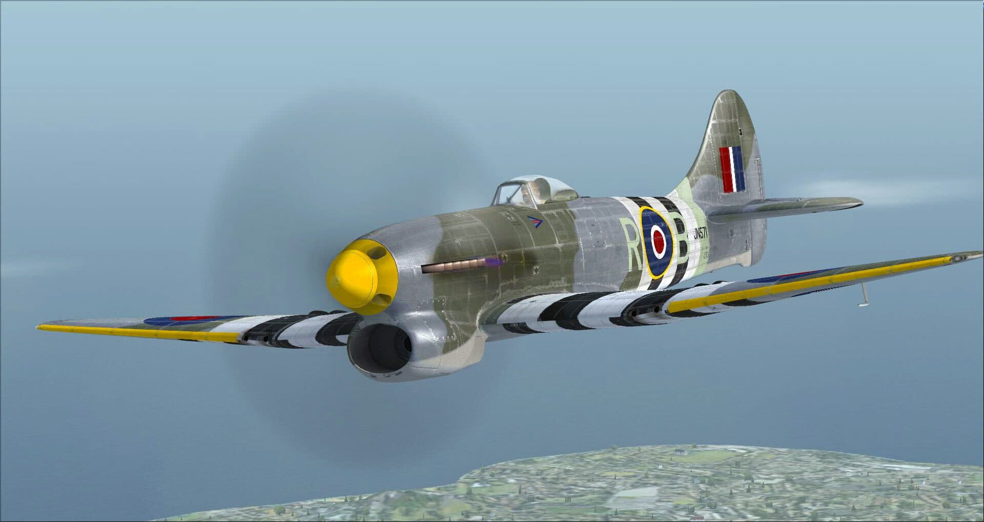 Microsoft Flight Simulator X: Steam Edition - Hawker Heroes screenshot 13