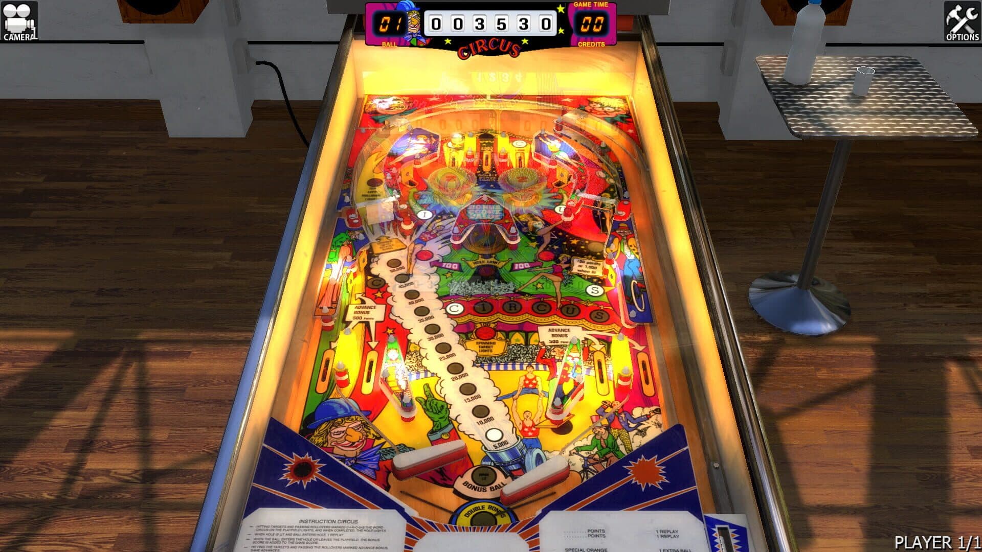 Zaccaria Pinball: Circus Table screenshot 4