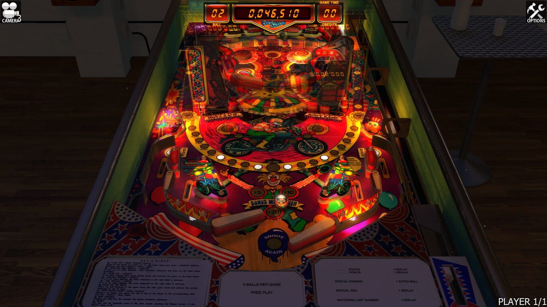 Zaccaria Pinball: Devil Riders Table screenshot 3