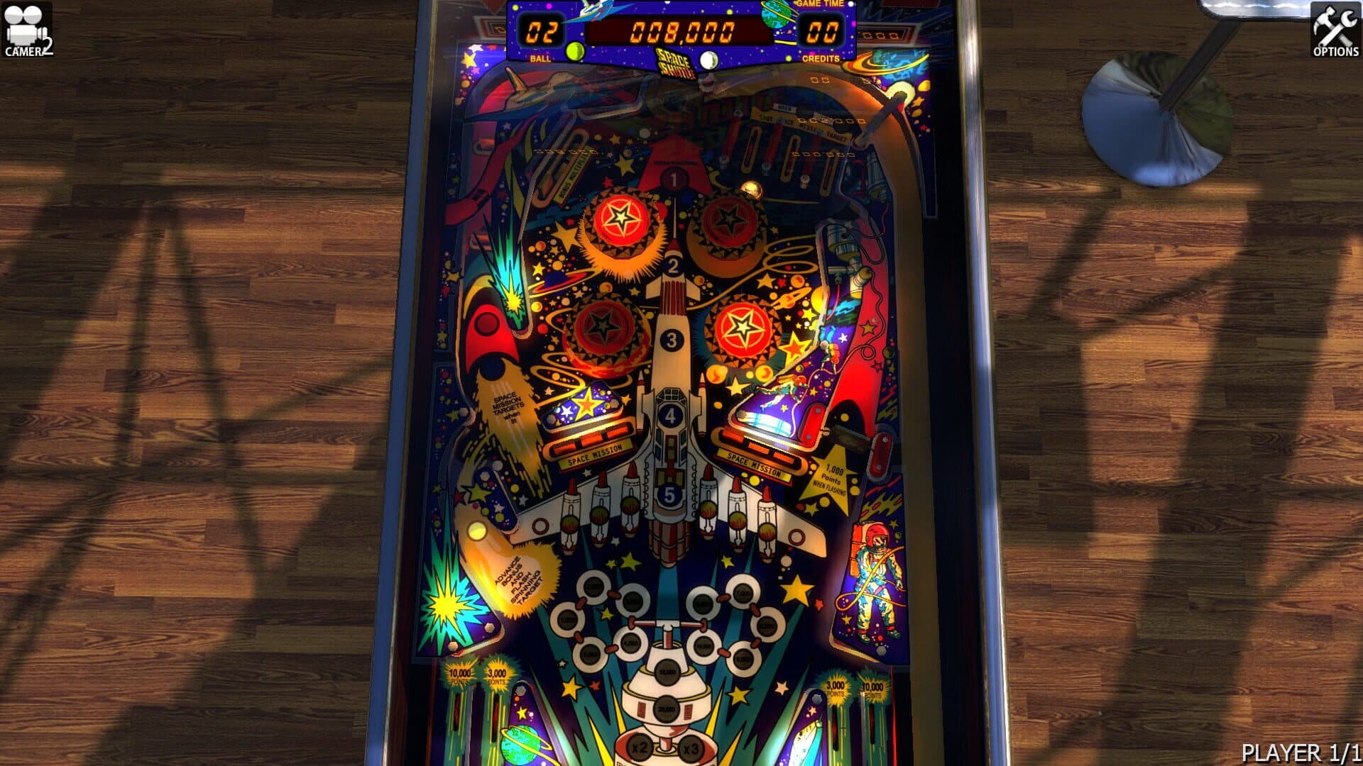 Zaccaria Pinball: Space Shuttle Table screenshot 2