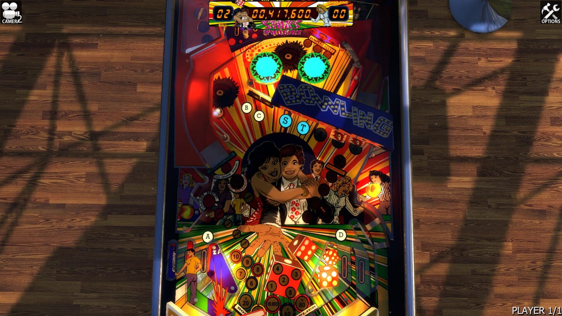 Zaccaria Pinball: Star's Phoenix Table screenshot 2
