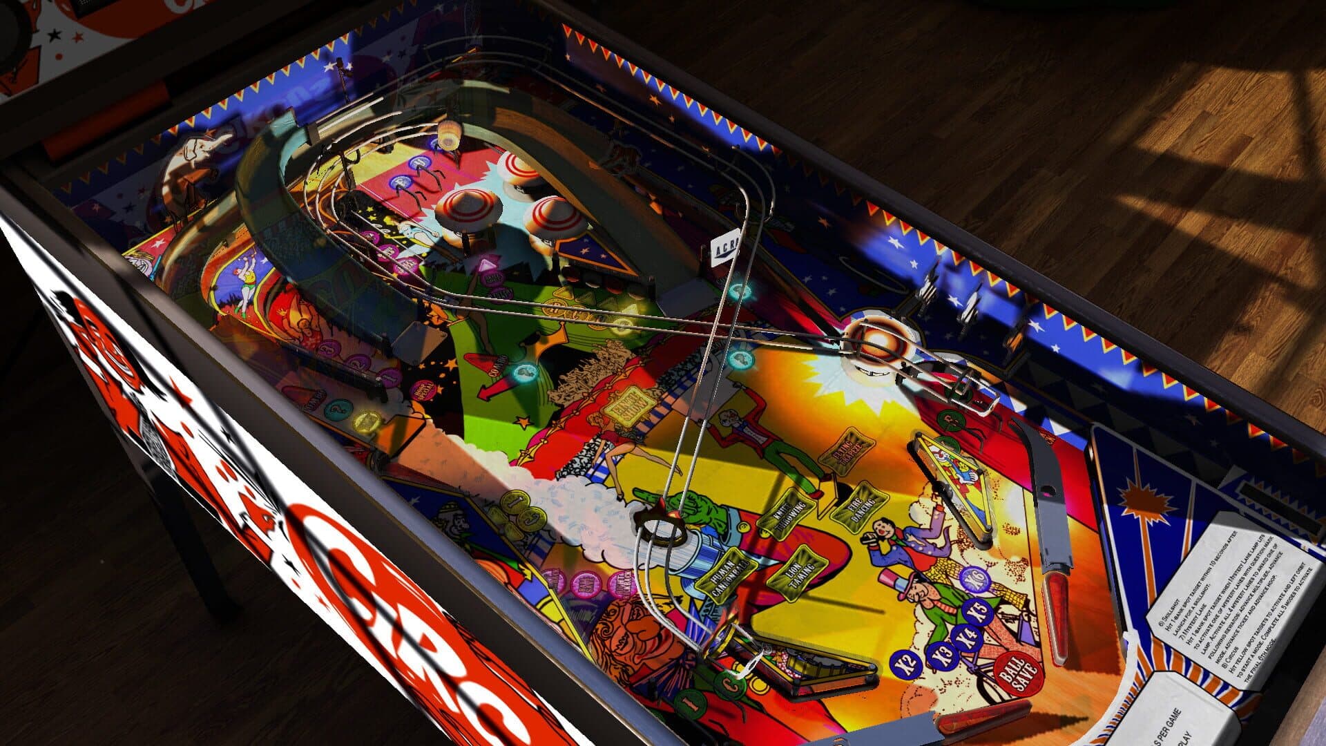 Zaccaria Pinball: Circus 2017 Table screenshot 4