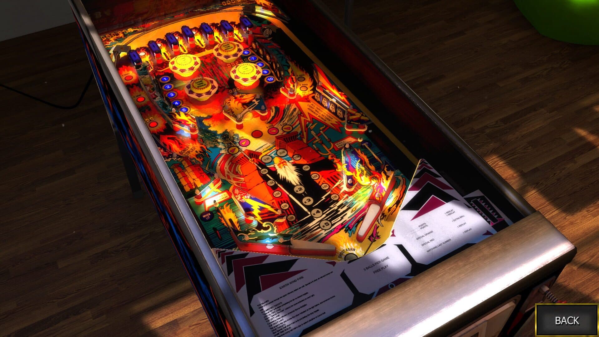 Zaccaria Pinball: Earth Wind Fire Table screenshot 4
