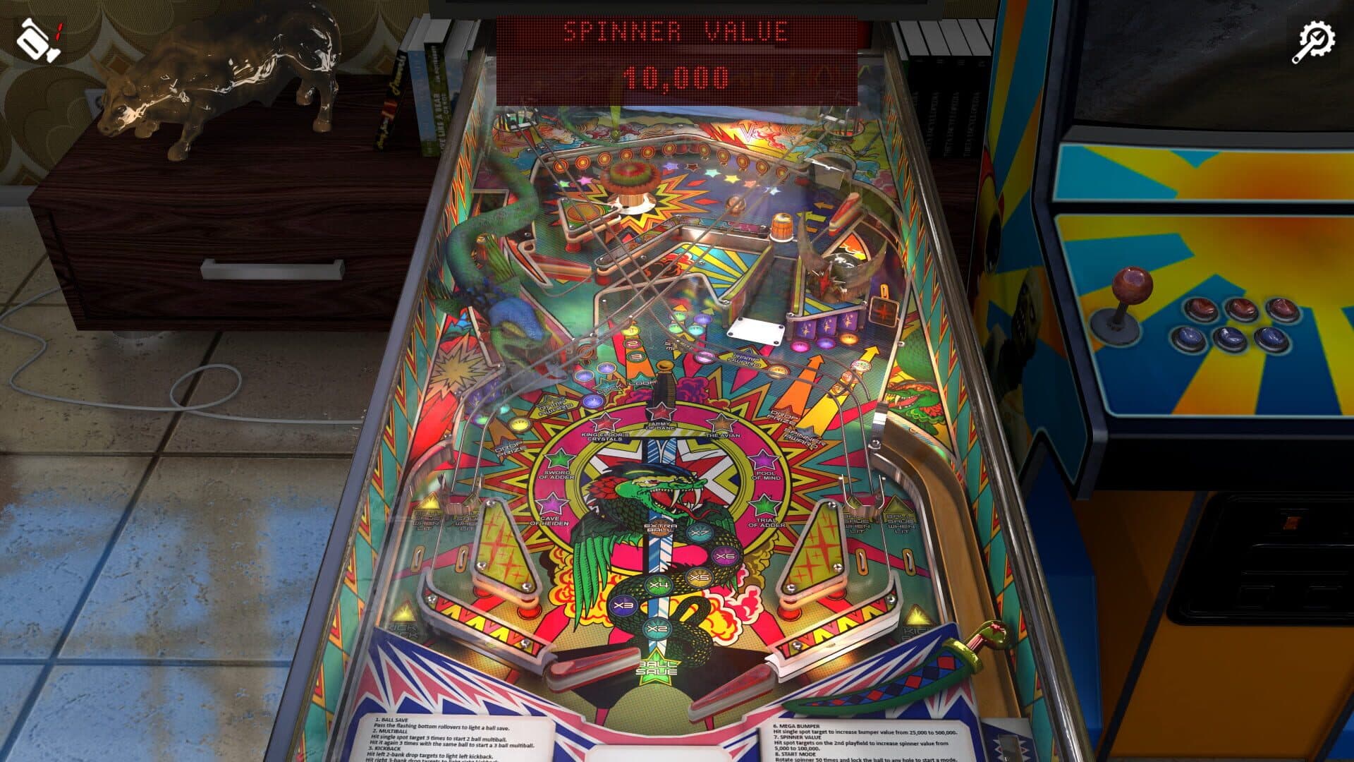Zaccaria Pinball: Star God 2019 Table screenshot 3