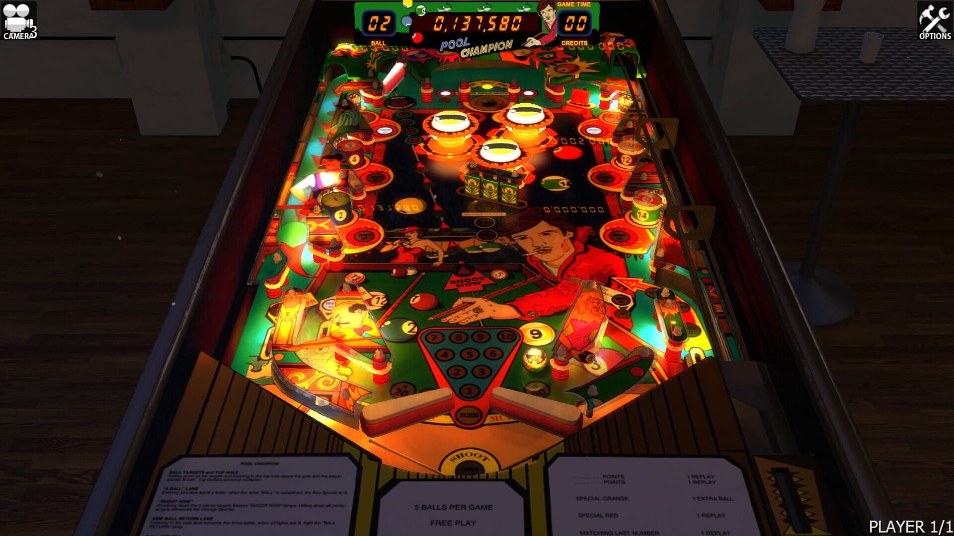 Zaccaria Pinball: Pool Champion Table screenshot 2