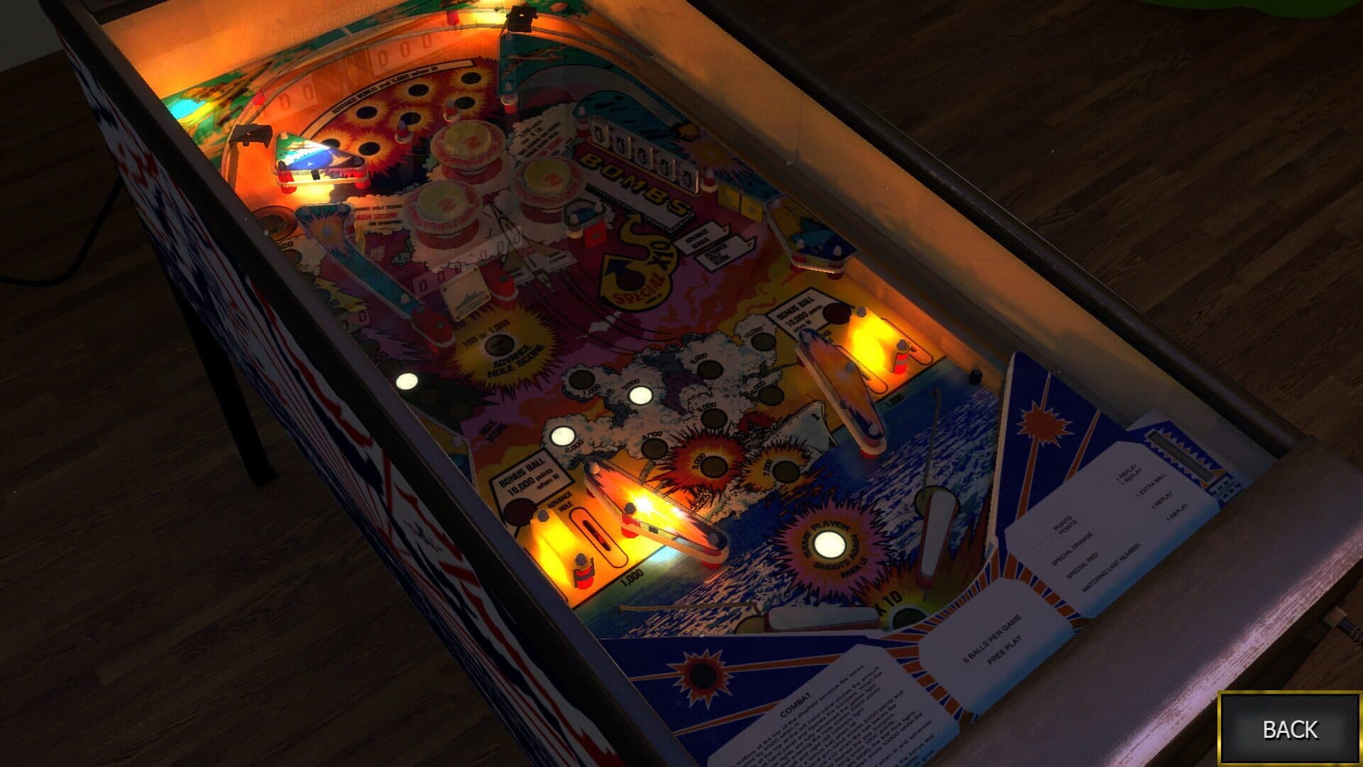 Zaccaria Pinball: Combat Table screenshot 4