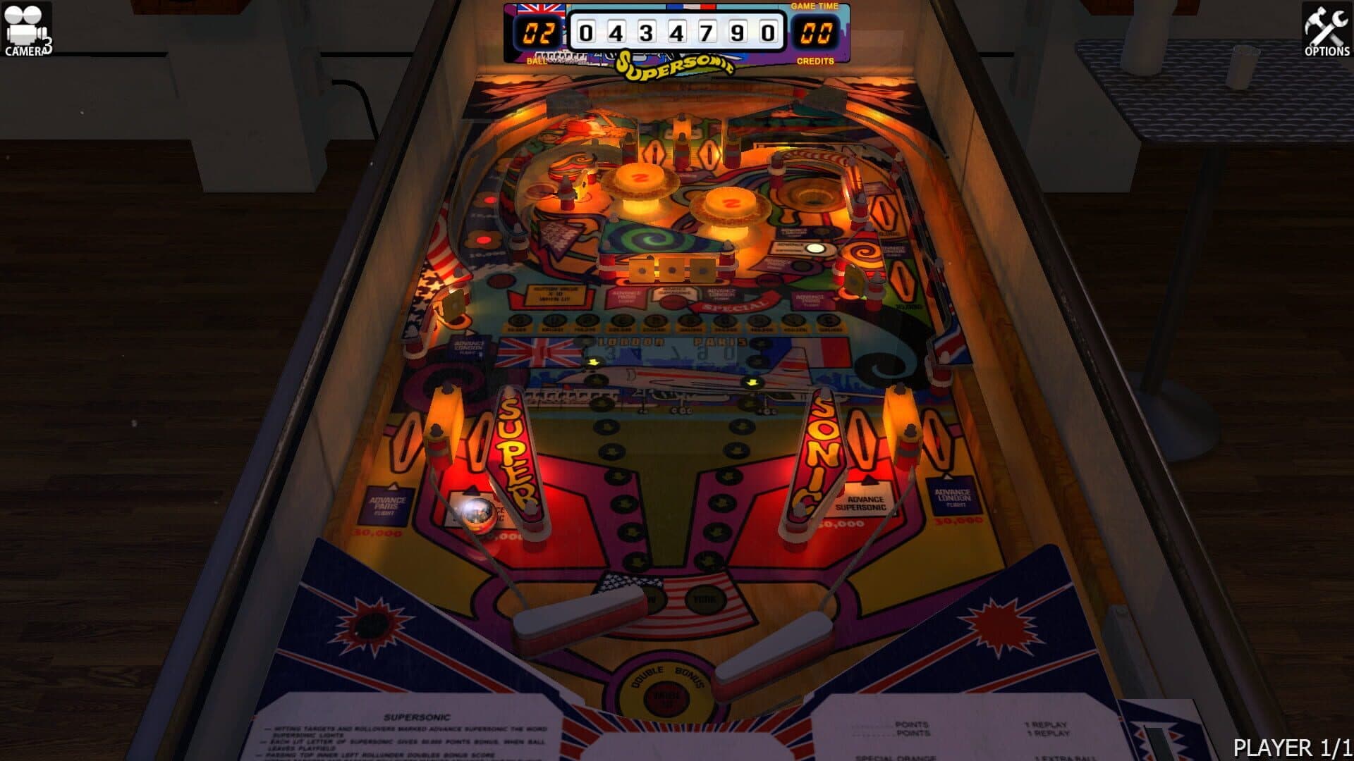 Zaccaria Pinball: Supersonic Table screenshot 3