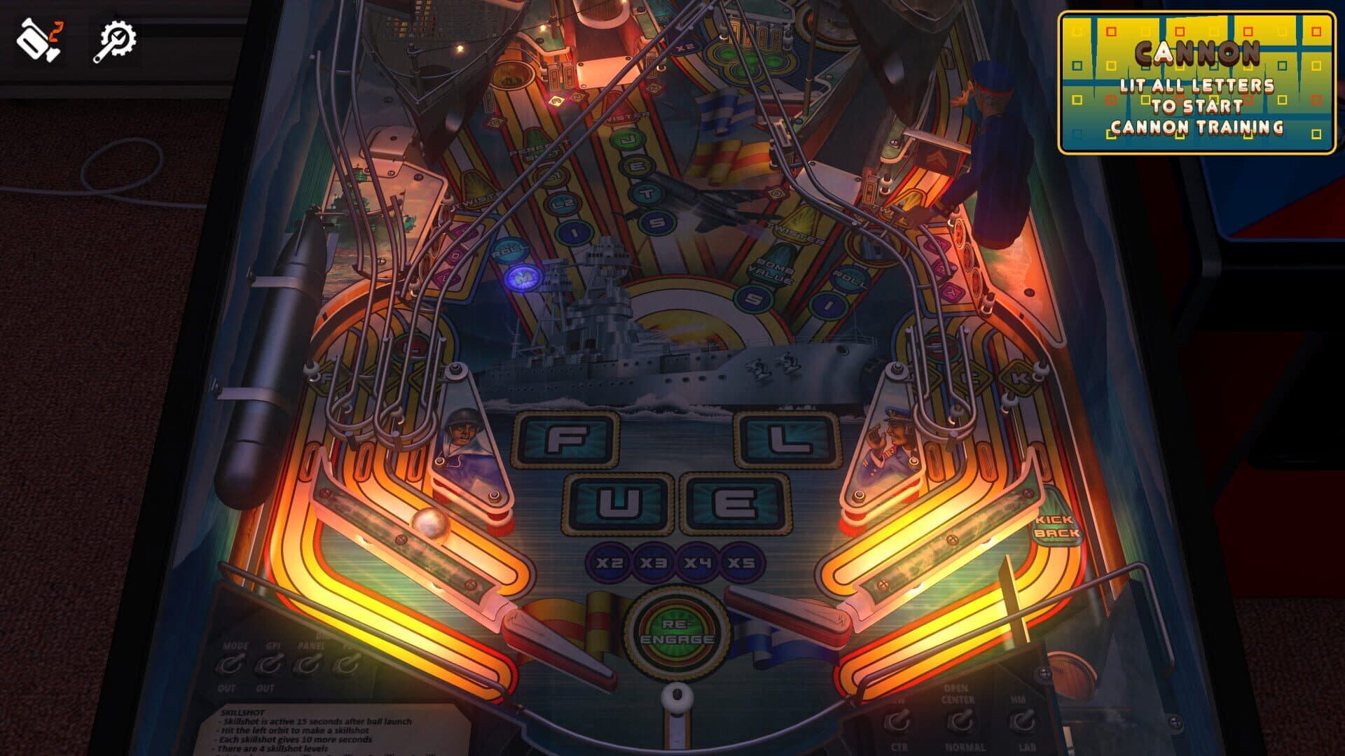 Zaccaria Pinball: Combat Deluxe Pinball Table screenshot 4