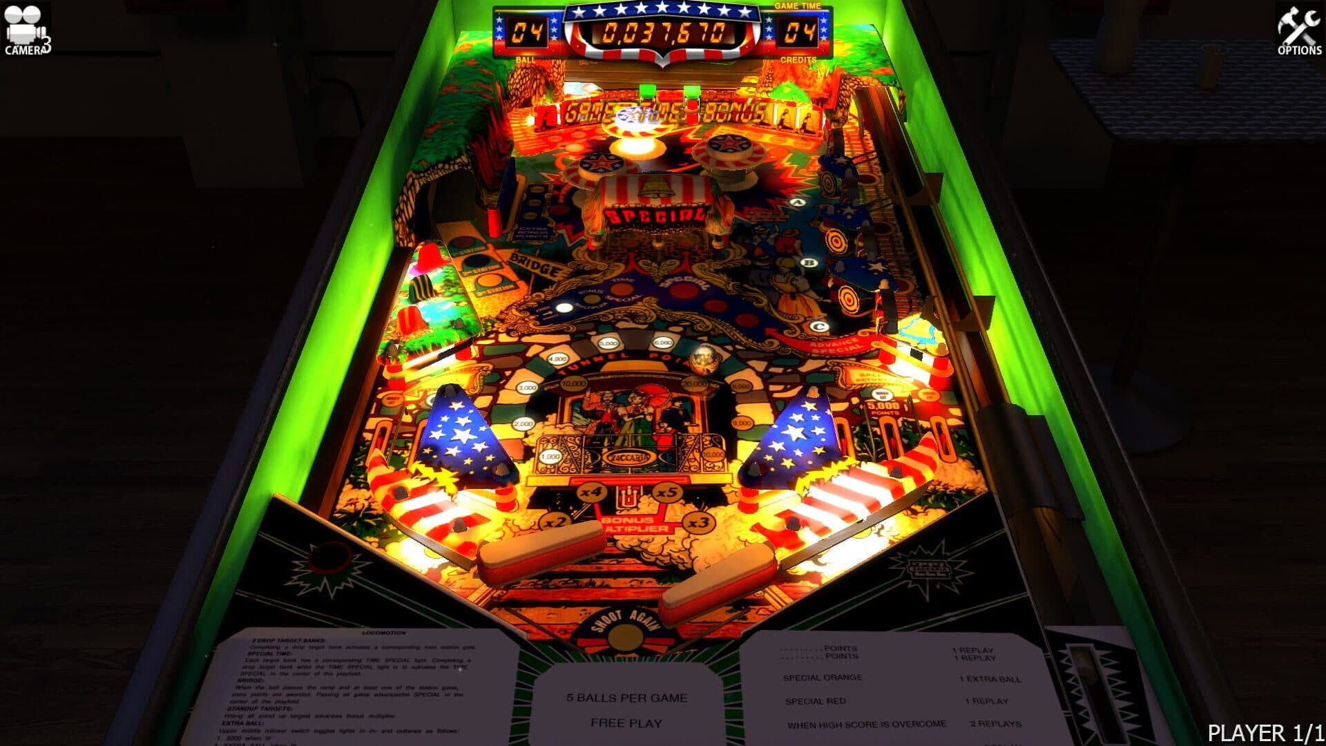 Zaccaria Pinball: Locomotion Table screenshot 3