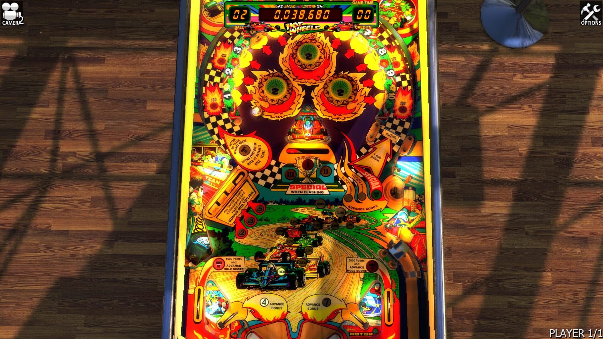 Zaccaria Pinball: Hot Wheels Table screenshot 2