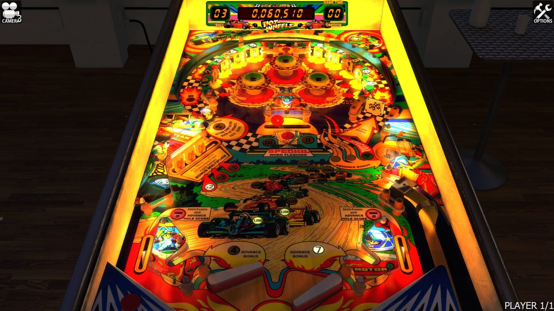 Zaccaria Pinball: Hot Wheels Table screenshot 3