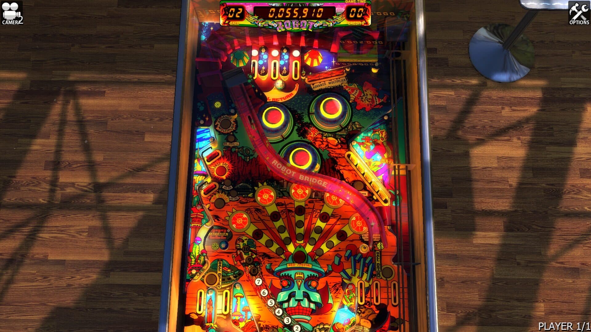 Zaccaria Pinball: Robot Table screenshot 2