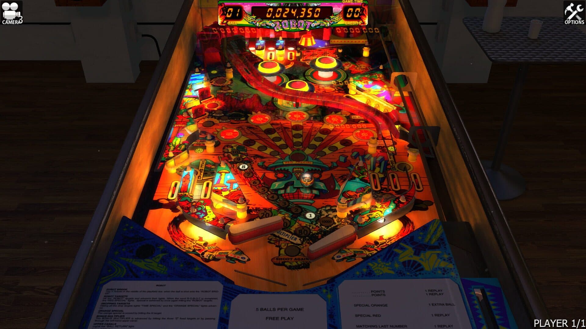 Zaccaria Pinball: Robot Table screenshot 3