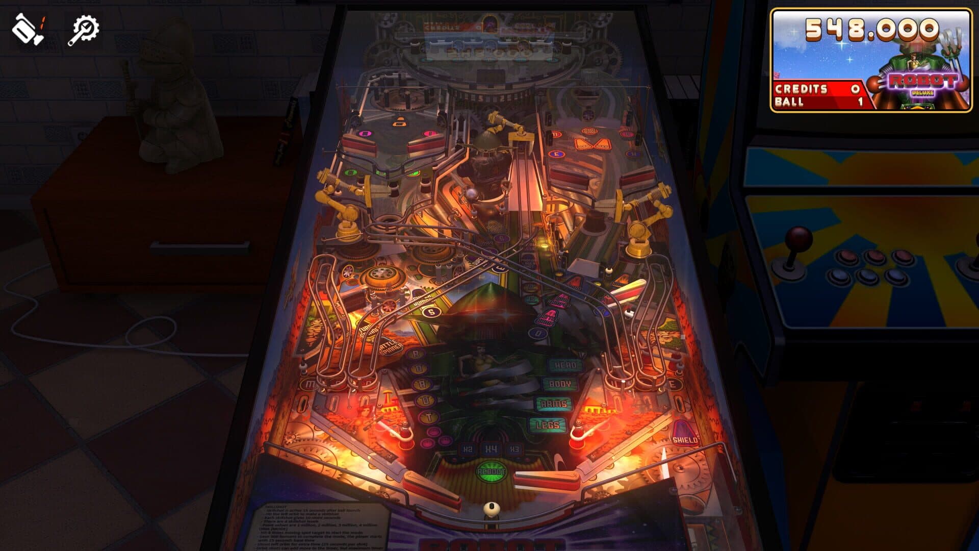 Zaccaria Pinball: Robot Deluxe Pinball Table screenshot 2