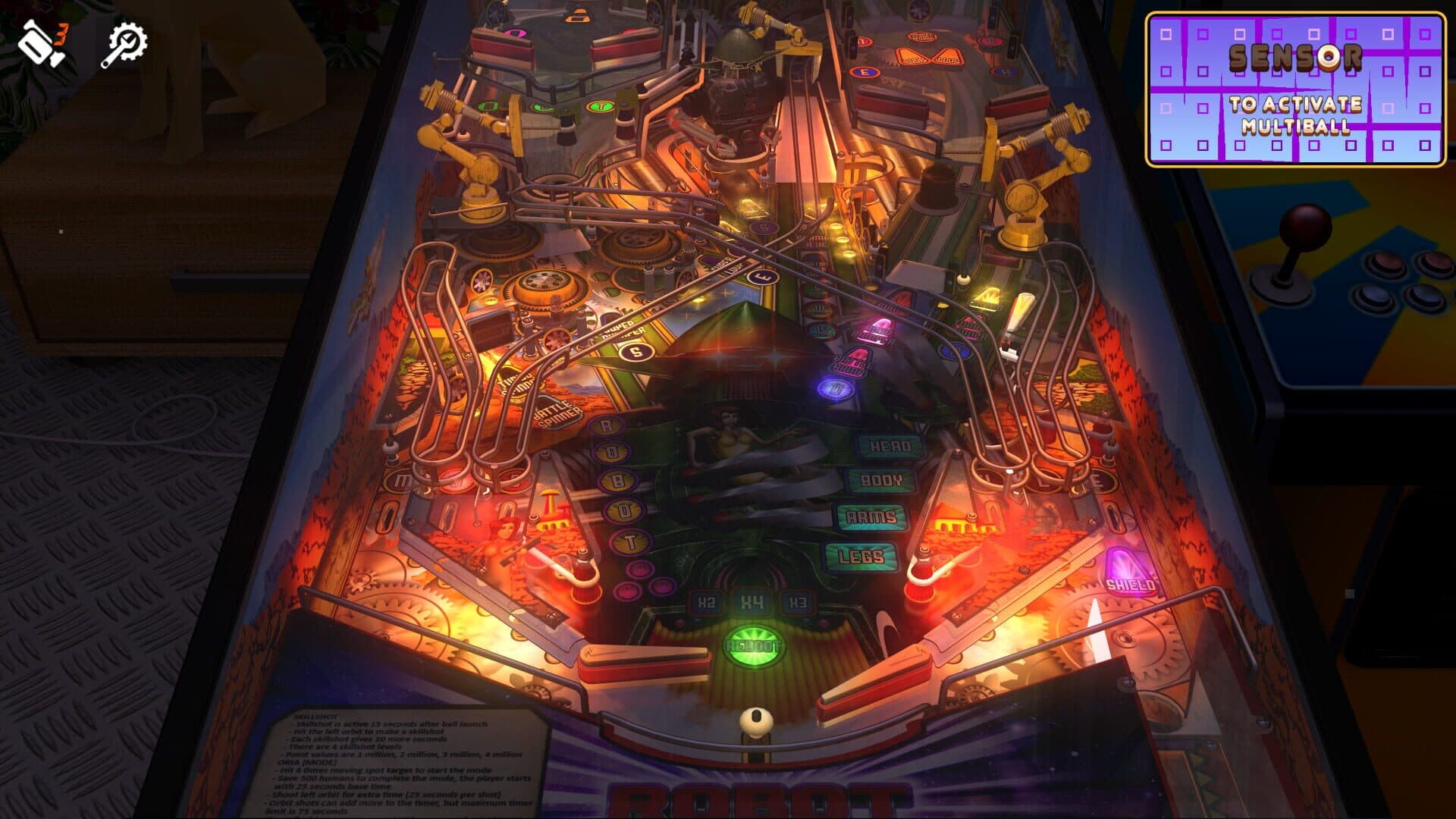 Zaccaria Pinball: Robot Deluxe Pinball Table screenshot 4
