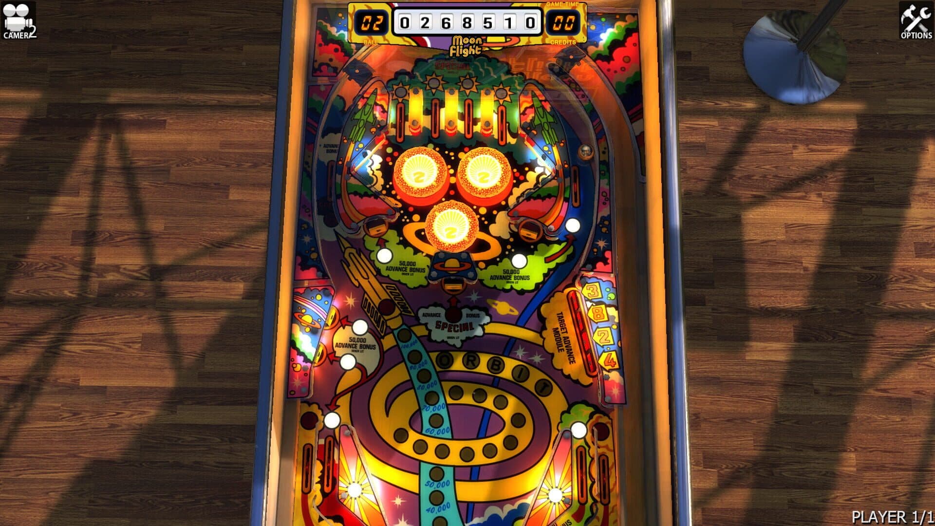 Zaccaria Pinball: Moon Flight Table screenshot 2