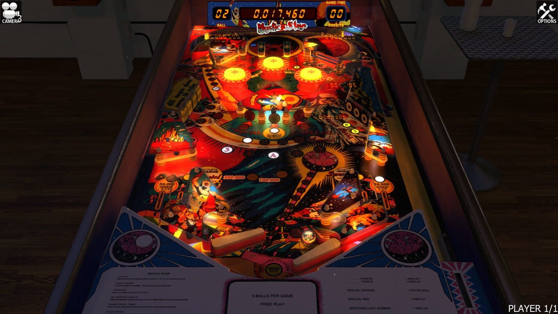 Zaccaria Pinball: Mystic Star Table screenshot 3