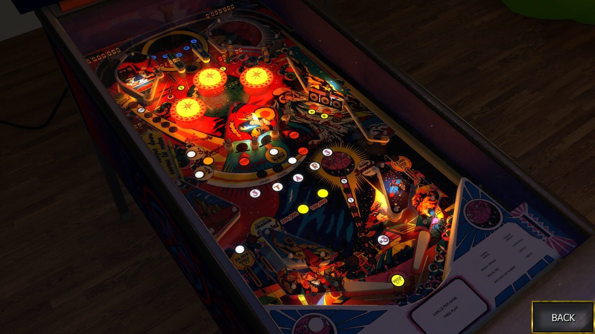Zaccaria Pinball: Mystic Star Table screenshot 4