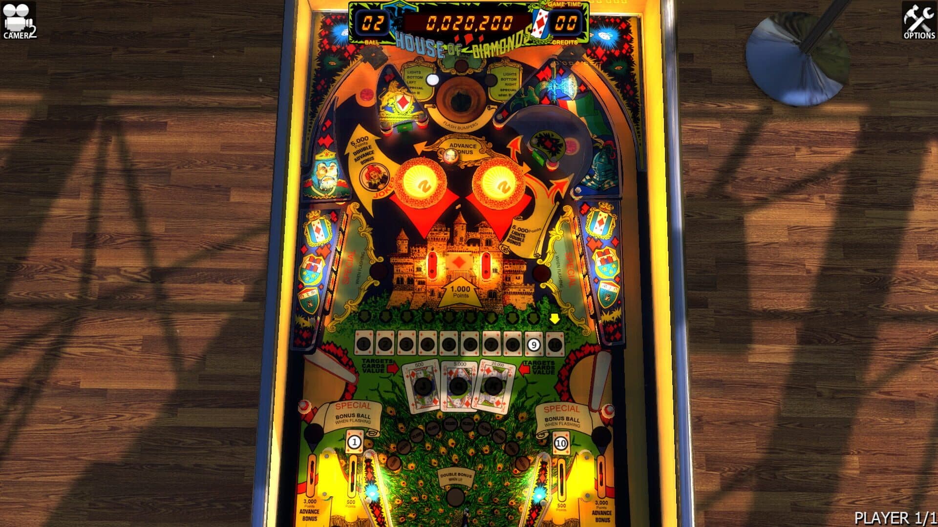 Zaccaria Pinball: House of Diamonds Table screenshot 2