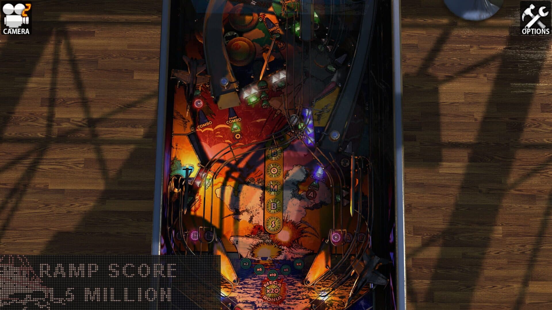 Zaccaria Pinball: Combat 2017 Table screenshot 2