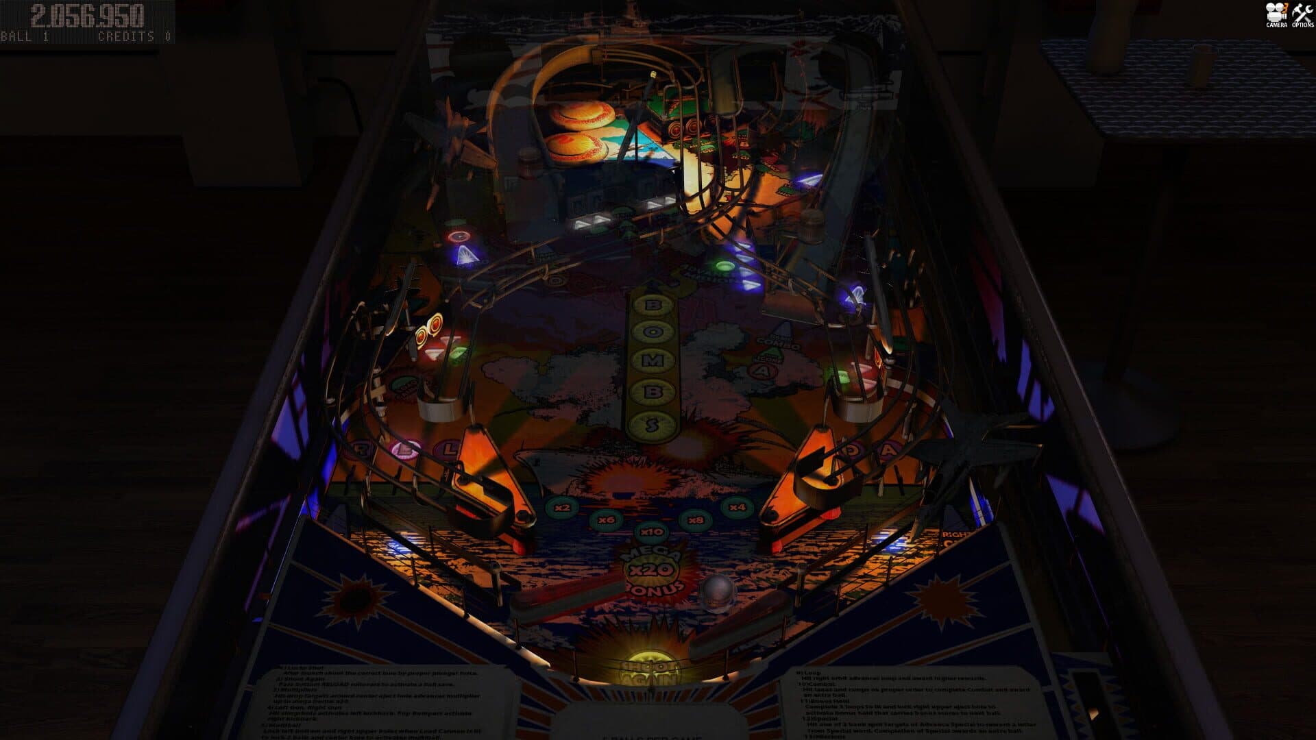 Zaccaria Pinball: Combat 2017 Table screenshot 3