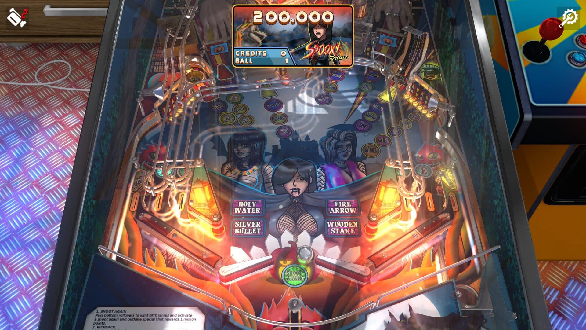 Zaccaria Pinball: Spooky Deluxe Pinball Table screenshot 2
