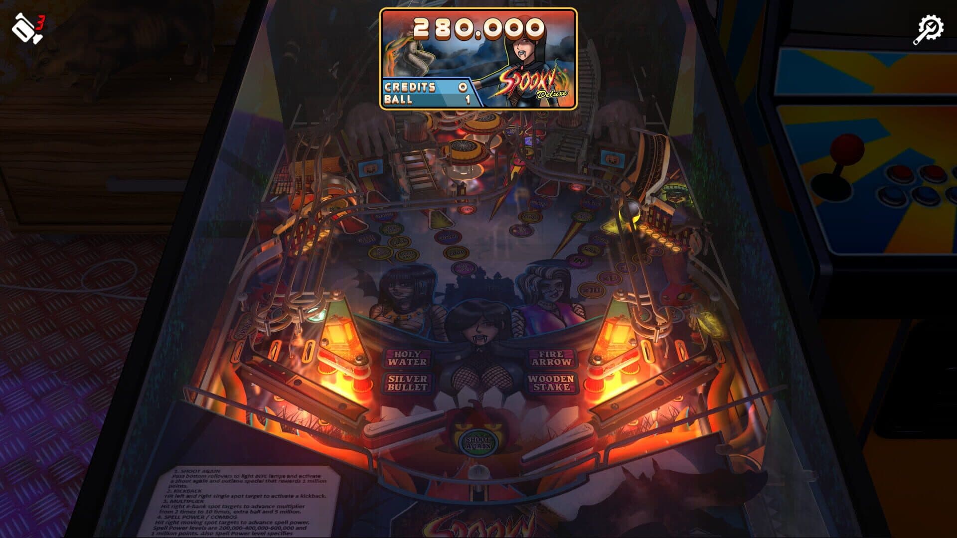 Zaccaria Pinball: Spooky Deluxe Pinball Table screenshot 3