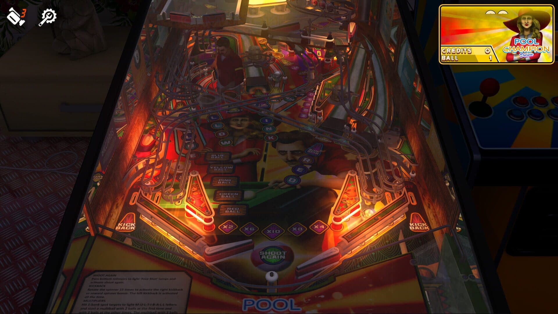Zaccaria Pinball: Pool Champion Deluxe Pinball Table screenshot 4