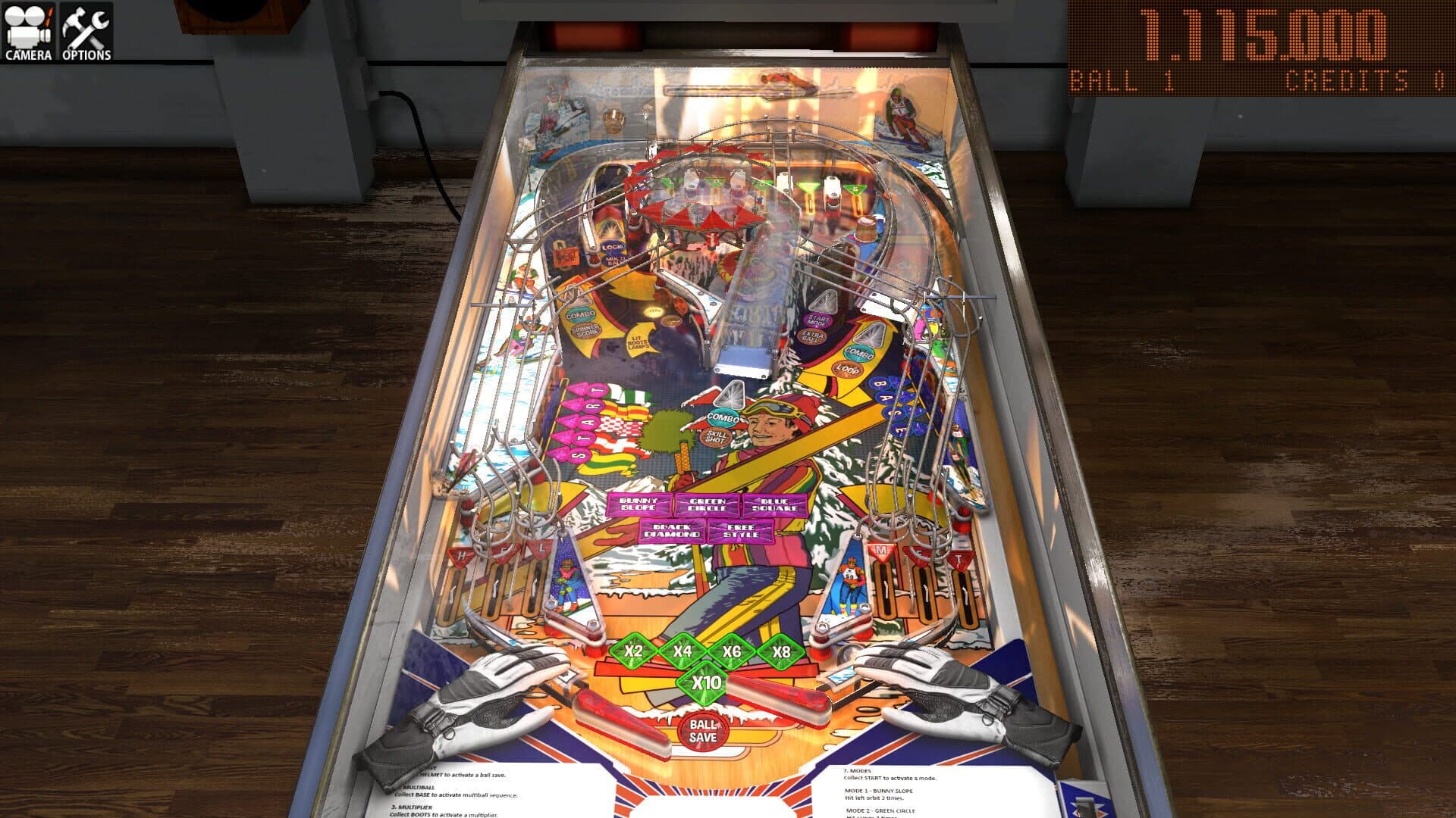 Zaccaria Pinball: Winter Sports 2018 Table screenshot 2