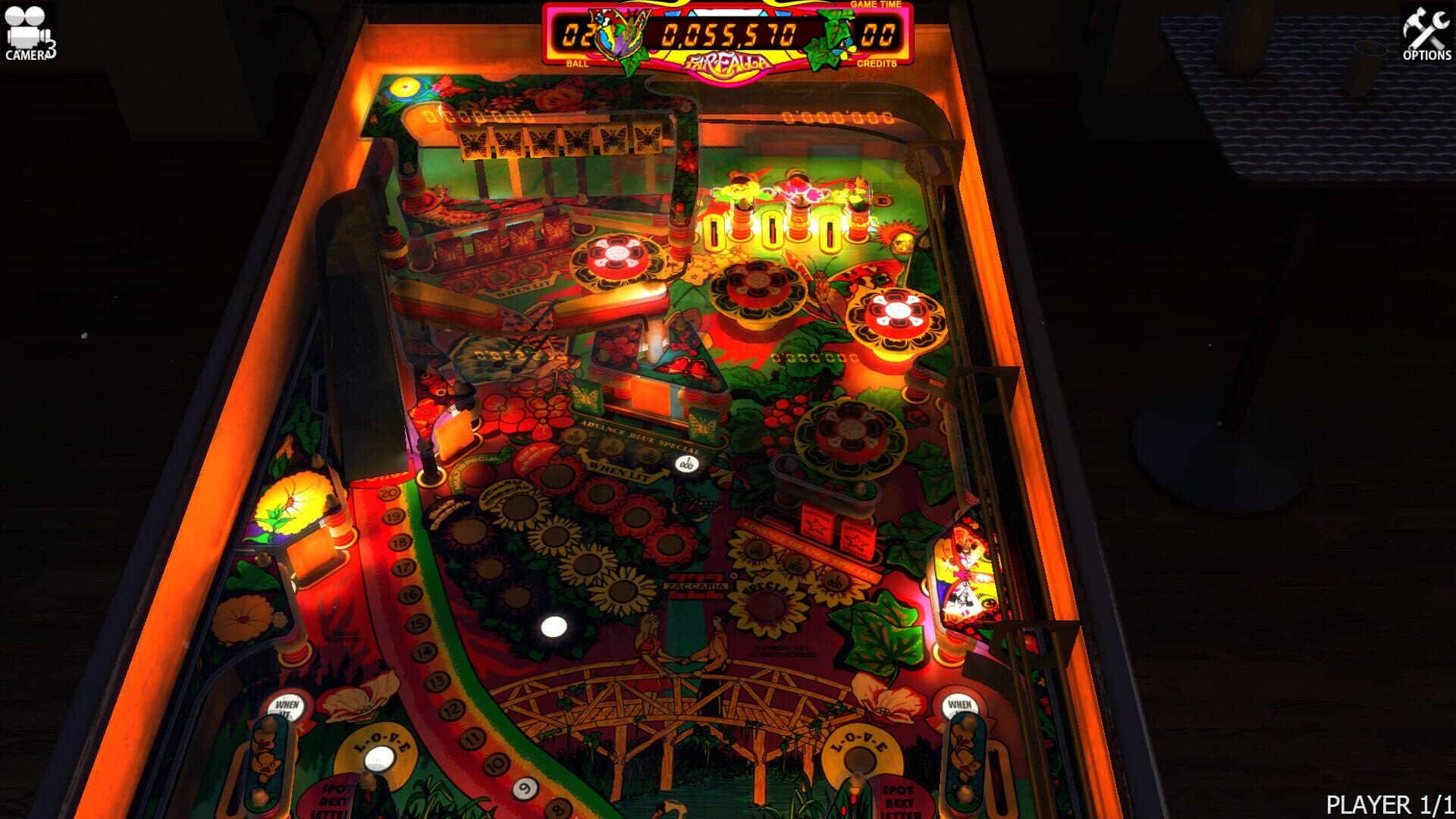 Zaccaria Pinball: Farfalla Table screenshot 3