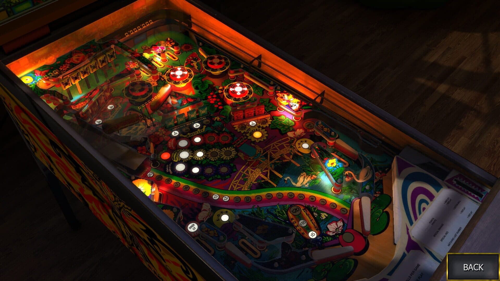 Zaccaria Pinball: Farfalla Table screenshot 4