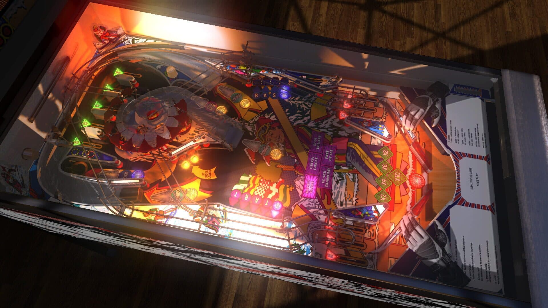 Zaccaria Pinball: Winter Sports 2018 Table screenshot 4