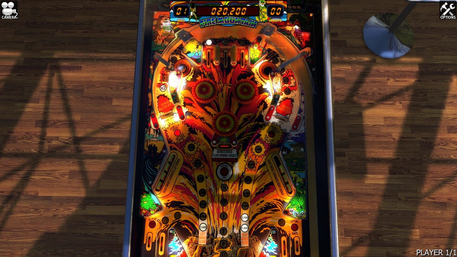 Zaccaria Pinball: Fire Mountain Table screenshot 2