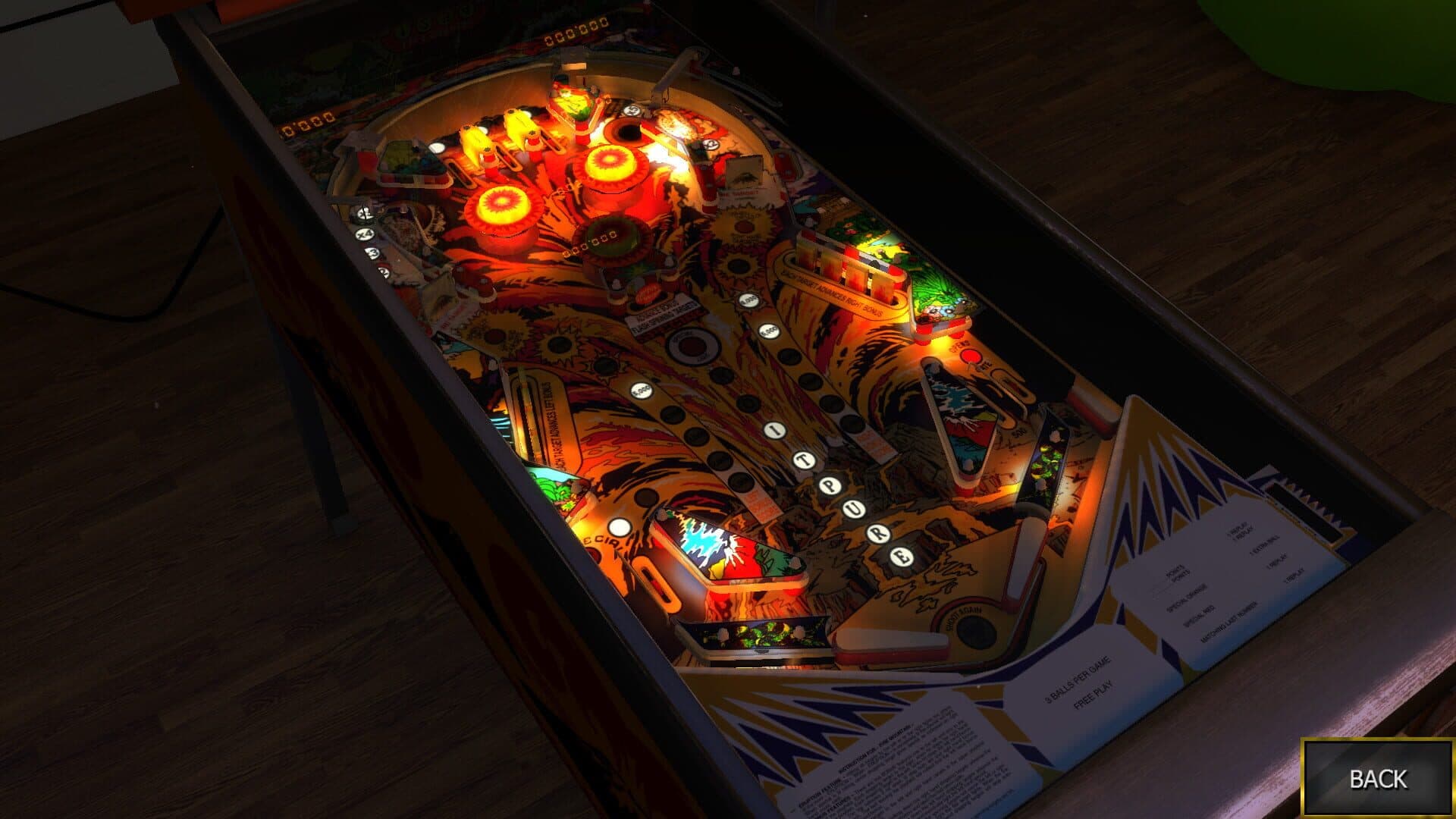Zaccaria Pinball: Fire Mountain Table screenshot 4
