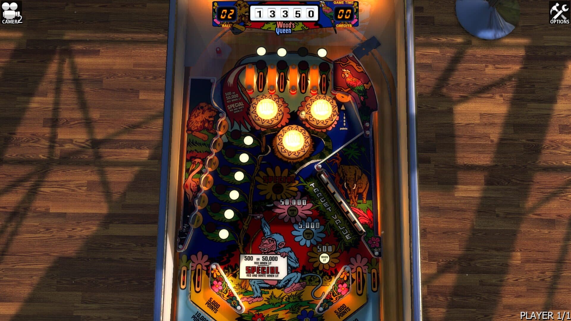 Zaccaria Pinball: Wood's Queen Table screenshot 2