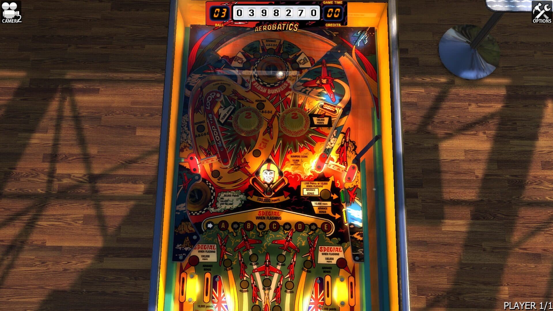Zaccaria Pinball: Aerobatics Table screenshot 2
