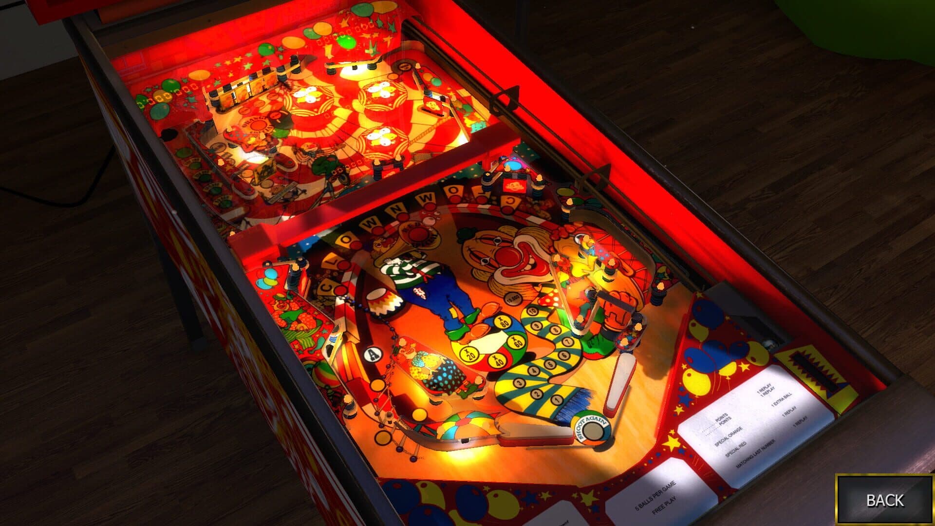 Zaccaria Pinball: Clown Table screenshot 4