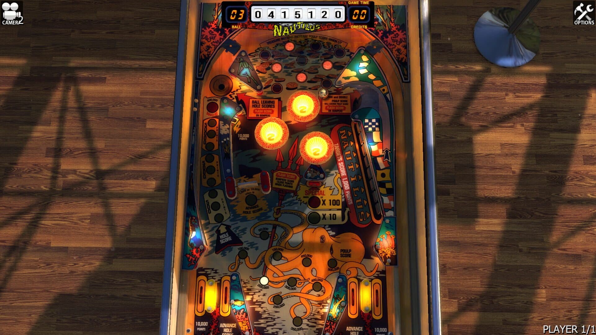 Zaccaria Pinball: Nautilus Table screenshot 2