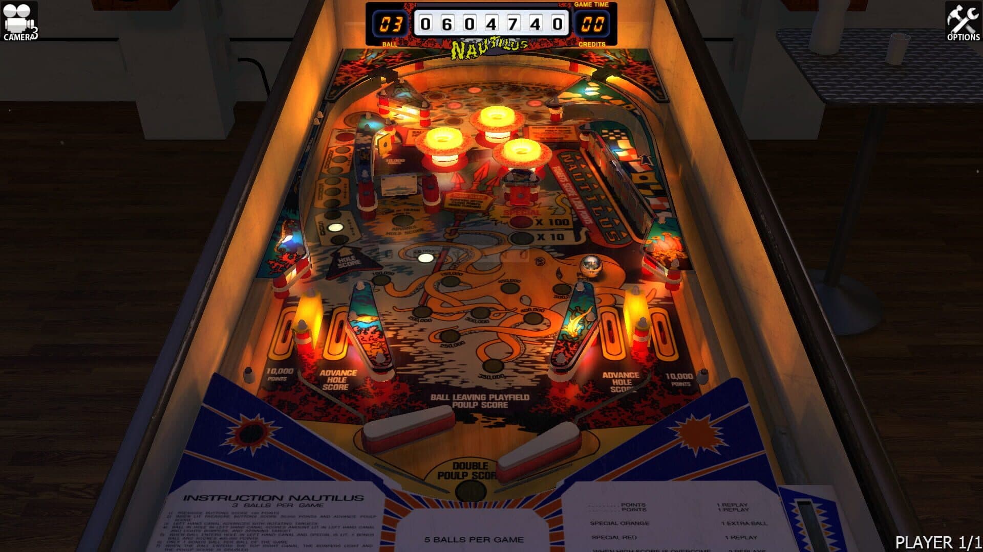 Zaccaria Pinball: Nautilus Table screenshot 3